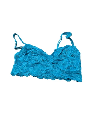 Cosabella lace racer back bralette bra unlined blue sz medium wireless - Image 1 of 4