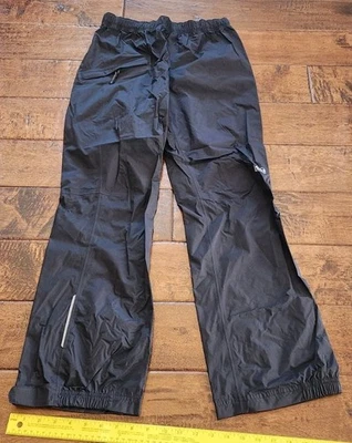 Pantalones de lluvia REI cooperativos Rainier niños niños y niñas impermeables negros talla 14-16 grandes Foto 1 de 4