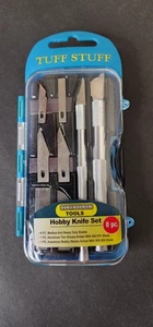 Tuff Stuff Set di Coltelli Hobby 8 Pezzi - Utensili da Taglio di Precisione con Lame - Foto 1 di 5