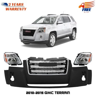 Kit de montaje de cubierta de parachoques delantero fascia y rejilla para GMC Terrain 2010-2015 Foto 1 de 4