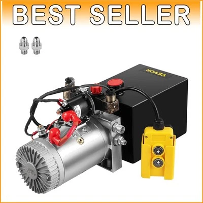 8 Quart Double Acting Hydraulic Pump with 15FT Remote for Versatile Applications - Image 1 of 4