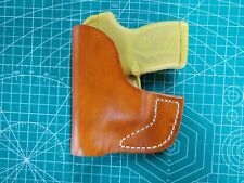 RUGER LCP LCP2 LCP MAX380 POCKET HOLSTER HAND MADE LEATHER SADDLE TAN
