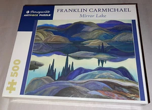 Nuovo Melograno Franklin Carmichael Specchio Lago 500 Pezzi Puzzle Natura Montagne - Foto 1 di 3