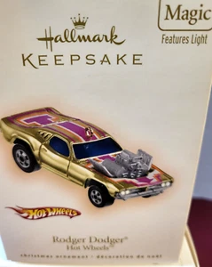 Hallmark Keepsake Ornament 2007 Rodger Dodger Hot Wheels - Features Light - Picture 1 of 5