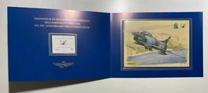 2023 Folder Filatelico 100° Aeronautica Militare A5 Aeritalia FIAT G.91 R-1 B - Picture 1 of 3