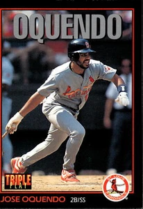 1993 Triple Play #228 Jose Oquendo - Picture 1 of 2