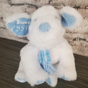 Two Blind Brothers 10" Snowy Soft Floppy Plush White Dog Winter Holidays - Picture 1 of 8