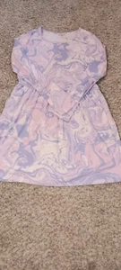 Girls Cat & Jack Dress Size XXL 18 Color Pink Blue White School Spring Cute - Picture 1 of 3