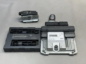 ENGINE COMPUTER KEY IGNITION ECU SET 97K 13-17 AUDI A4 A5 Q5 2.0T - Foto 1 di 9