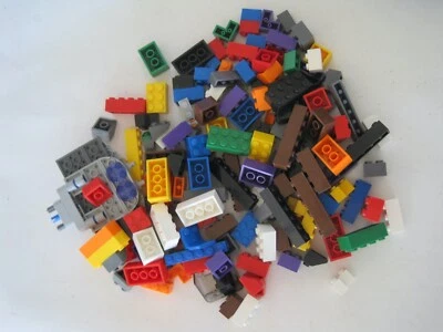 Lego Brick Toys Orange Brown Red White Small Lot - Image 1 of 4
