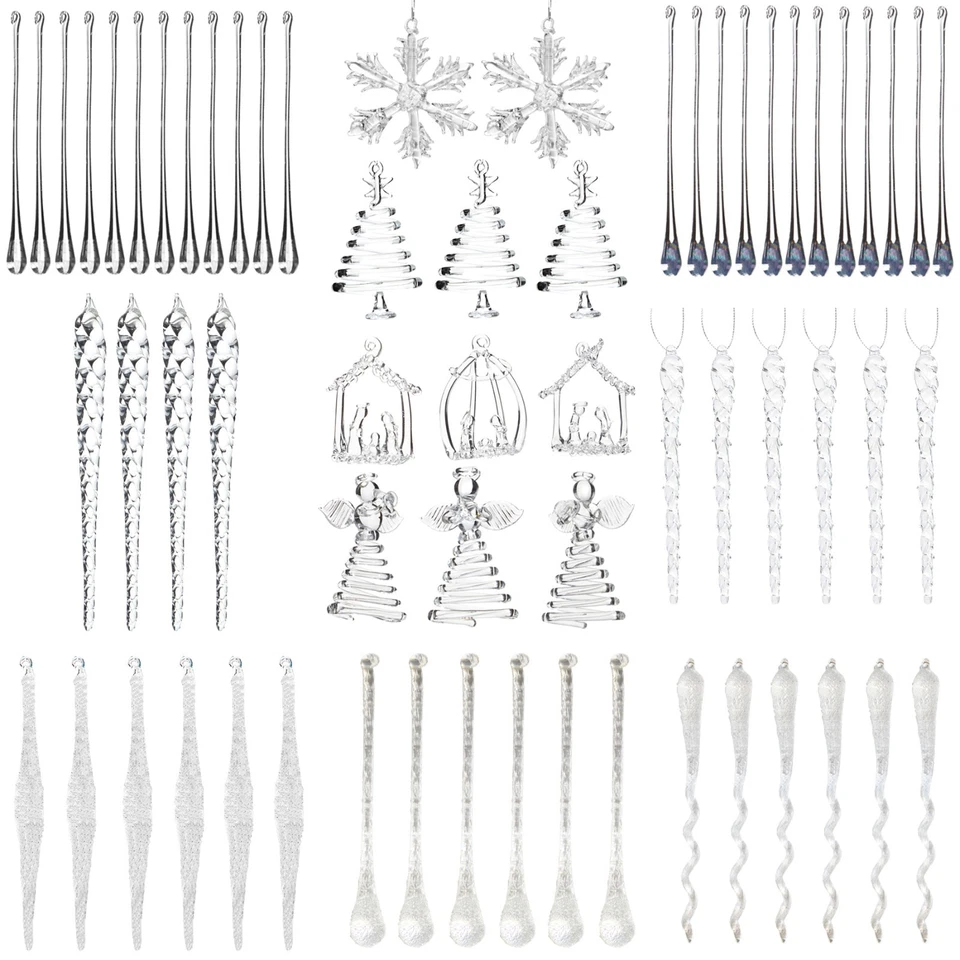 Albero di Natale Vetro Decorazioni da Appendere - Scelta Design - Immagine 1 di 1