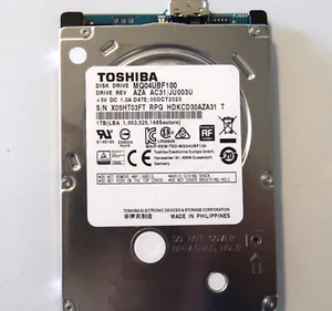 Toshiba MQ04UBF100 HDKCD30AZA31 T AZA AA31/JU003U Philippines 1TB USB 05OCT2020 - Picture 1 of 1