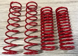 HD Shock Spring Set (RED-4PCS) For Duratrax Firehammer Smartech Carson 1/5 RC - Picture 1 of 7