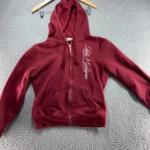Jones & Mitchell Unisex Full Zip Hoodie Lake Michigan Unsalted Maroon Size XL - Picture 1 of 10