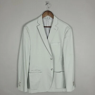 JKT New York Blazer Sport пальто мужской 42R серый хлопок Trent отделки подходит куртка повседневный - Изображение 1 из 4