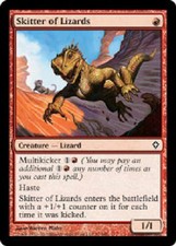 SKITTER OF LIZARDS X4 4 4X Worldwake MTG Magic the Gathering Cards DJMagic