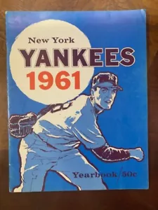 1961 New York Yankees Yearbook Yogi, Mickey Mantle, Roger Maris, Whitey Ford - Picture 1 of 4