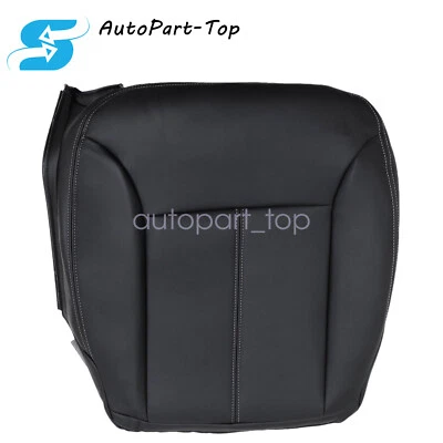 Cubierta de asiento inferior de cuero negra para Mercedes Benz GL450 GL550 2007-2012 Foto 1 de 4