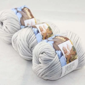 Hot Sale 3Balls X 50g Thick Chunky DIY Worsted 100% Cotton HAND Knitting Yarn 37 - Picture 1 of 13
