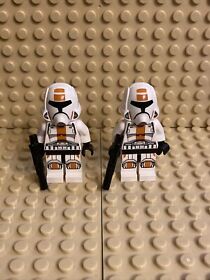 LEGO Star Wars Republic Troopers Lot of 2 Minifigures sw0444 sw0440 75001