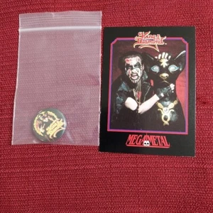 KING DIAMOND 1991 MEGA METAL CARD #69 PIN - Picture 1 of 1