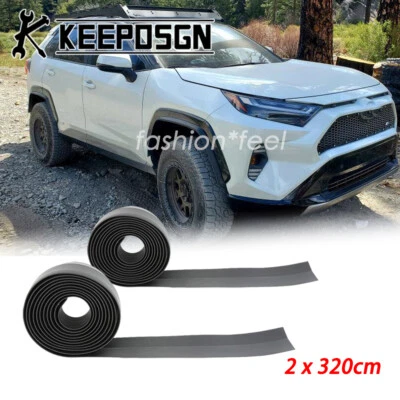 2Pcs Car SUV 2‘’ Flexible Extend Wheel Fender Flares Protect Mud for Toyota Rav4 - Image 1 of 4