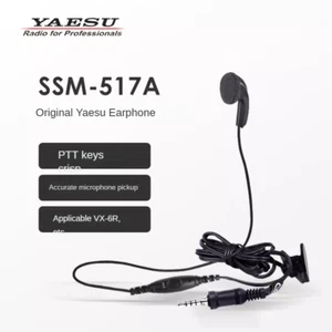 Yaesu SSM-517A Słuchawka z PTT do radia Yaesu VX-6R VX-7R FT270R - Zdjęcie 1 z 3