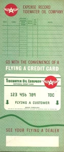 1964 Flying A - Tidewater Oil Company - mappa autostradale Massachusetts Conn Rhode Isle - Foto 1 di 1