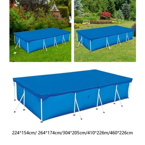 Cubierta de piscina rectangular, cubierta de piscina inflable rectangular, PE - Imagen 1 de 28