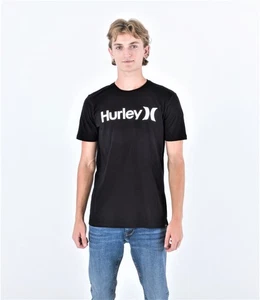 Hurley Camiseta Manga Corta Hombre Algodón Cuello Redondo Lavado Diario Negro MEDIO PRECIO - Imagen 1 de 3