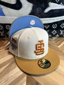 New Era Upside Down Logo San Francisco Giants Fitted Noho Nati Chrome 7 5/8 Rare - Picture 1 of 4