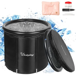 XL Eisbadewanne für Sportler & Erwachsene - 105 Gallonen Eiswanne, Kalttauchwanne... - Bild 1 von 8