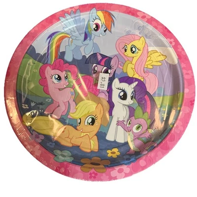Platos de papel My Little Pony 8pk 9 pulgadas amistad mágica nuevos suministros para fiestas Foto 1 de 4
