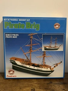 Pirate Ship Wooden Model Kit Constructo Made In Spain - Picture 1 of 4