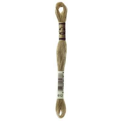 DMC 6-Strand Embroidery Cotton 8.7yd Light Drab Brown - Image 1 of 2