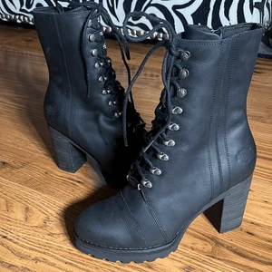Harley Davidson Women’s Black 7” Lace Up D84701 Seneca Motorcycle Boot - Picture 1 of 9