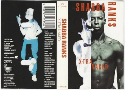 Shabba Ranks X-Tra Naked cassette UK Epic 1992 cassette 4723334 - Image 1 of 2