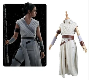 Nuevo Star Wars Rey Daisy Ridley Halloween Juegos con disfraces Carnaval Fiesta Show S-2XL - Imagen 1 de 7