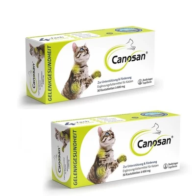 Canosan Kautabletten Katze 2 x 30 Tabletten für die Gelenkgesundheit Boehringer