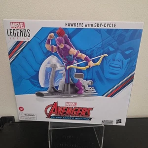 Figura de acción Hasbro Marvel Legends Avengers HAWKEYE con Sky Cycle 6" - Imagen 1 de 5