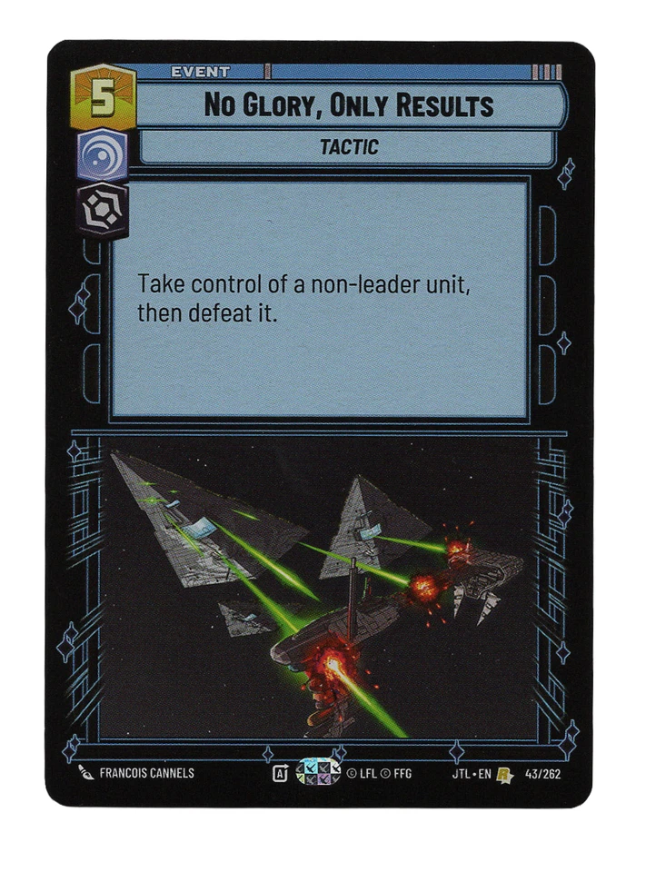 Star Wars Unlimited Jump to Lightspeed Legendary NO GLORY ONLY RESULTS 043 - Image 1 of 1