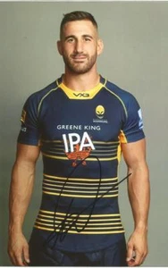 WORCESTER WARRIORS RUGBY UNION: MATT COX SIGNED 6x4 PORTRAIT PHOTO+COA - Picture 1 of 1