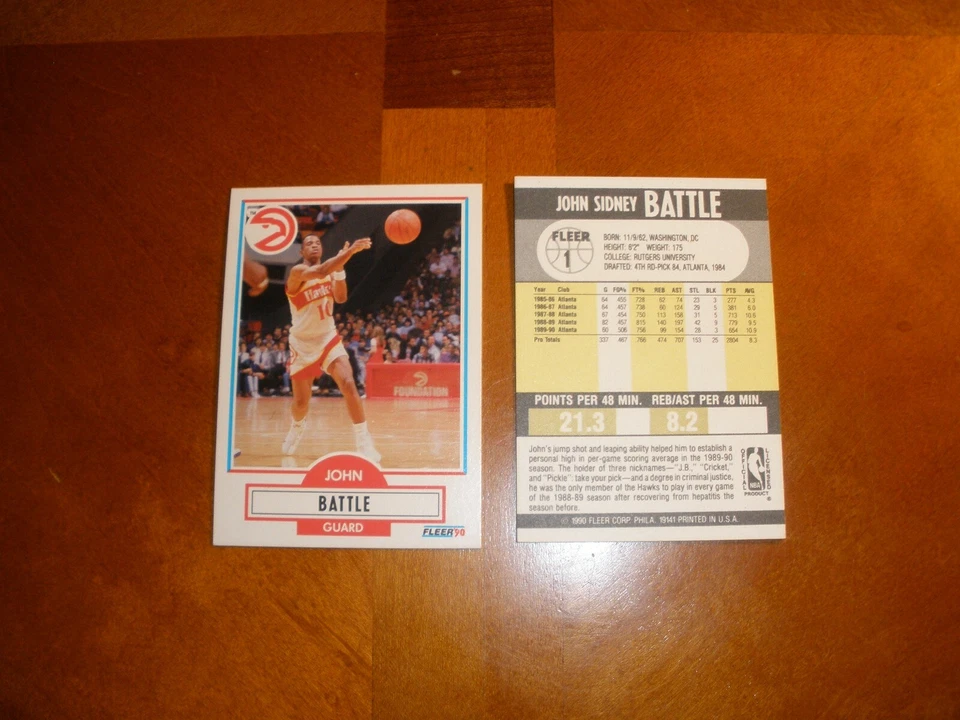 1990 Fleer Basketball Set Break (#1-198).99 Singles-Free Shipping! - Image 1 of 1