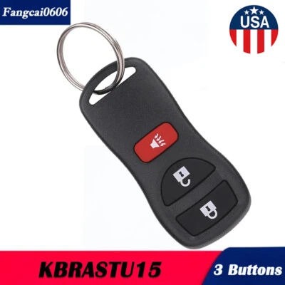 Keyless Entry Remote Key Fob for 2002-2014 Nissan Xterra / Frontier KBRASTU15 3B - Image 1 of 4