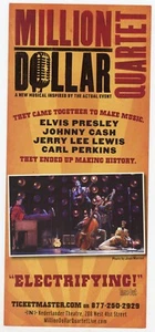 MILLION DOLLAR QUARTET 2010 Broadway Musical Handzettel - Bild 1 von 2