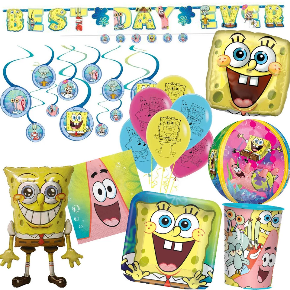 Spongebob SquarePants Party Supplies You Choose product from the drop down Menu - Image 1 of 1