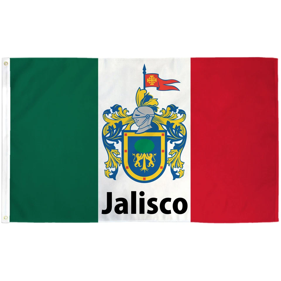 BANDERA JALISCO ESTADO DE MÉXICO 3X5 Foto 1 de 1
