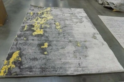 Alfombra manchada GRIS/AMARILLA 8' X 10', precio reducido 1172601846 ADR134H-8 Foto 1 de 4