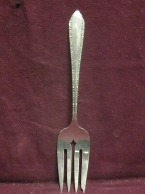 ROYAL CREST WILDFLOWER MEAT FORK  8 1/4" 56g   No Monogram   - Image 1 of 4