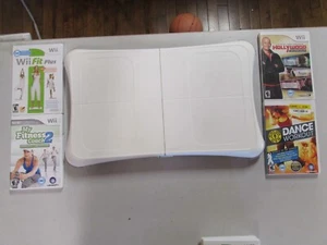 Wii Fit Balance Board Nintendo Training Fitness Controller & 4 Fitnessspiele - Bild 1 von 4